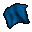 blue piece of cloth